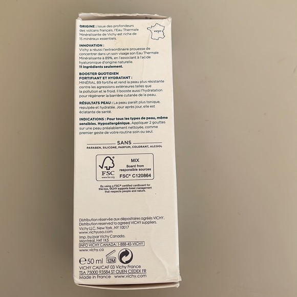 NIB Vichy Mineral 89 50 ml - Picture 10 of 11